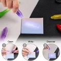 Bolígrafos de tinta invisible y luz UV DazSpirit