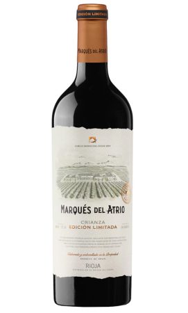 Botella de vino tinto Marques Del Atrio Crianza Edicion Limitada 2017 Rioja
