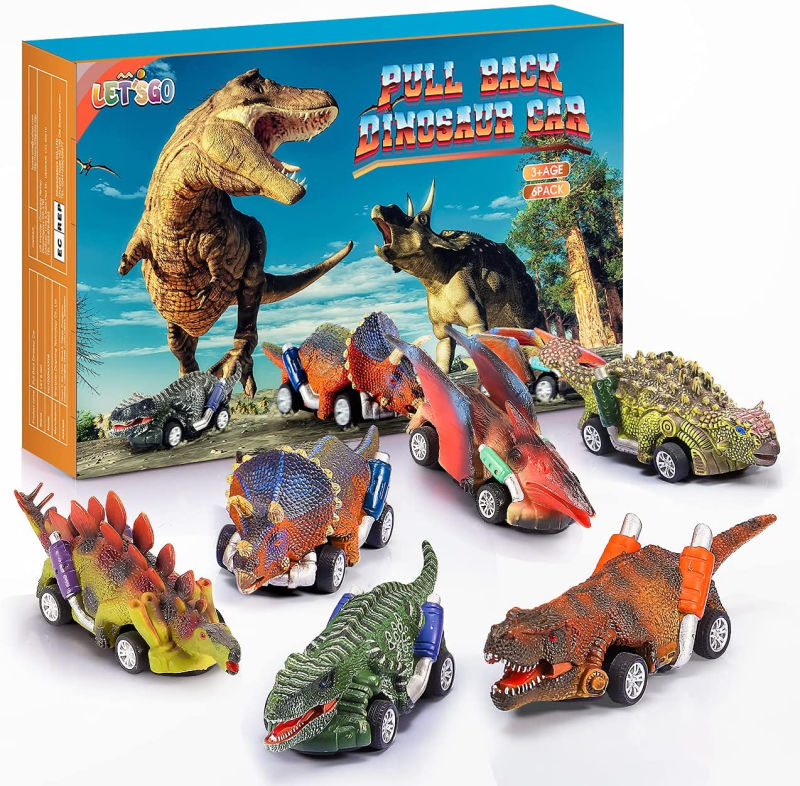 Coches con forma de dinosaurio de Stfitoh