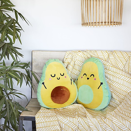 Cojines con forma de aguacate de Mr. Wonderful