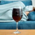 Copa de vino con indicadores de estado de animo