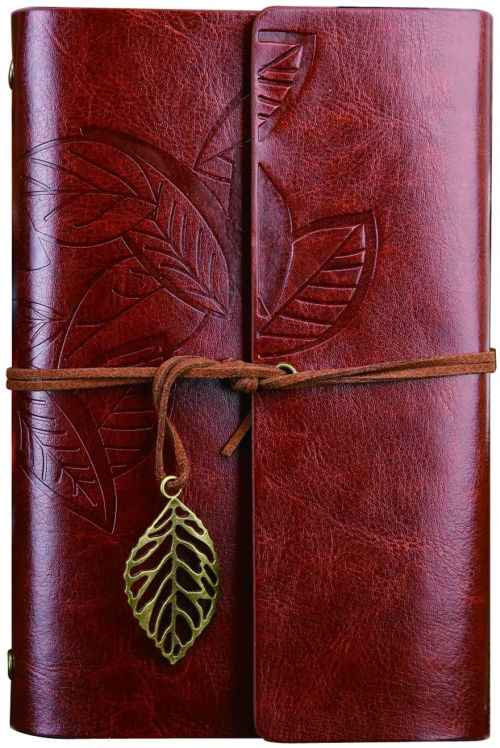 Cuaderno vintage con cubierta de piel sintetica NectaRoy