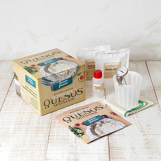 Kit para hacer quesos frescos de FARMTASTICo