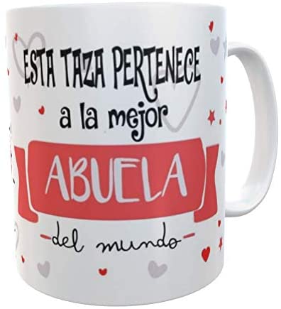 Taza Esta taza pertenece a la mejor abuela del mundo