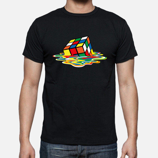 camiseta cubo de rubik derretido sheldon cooper