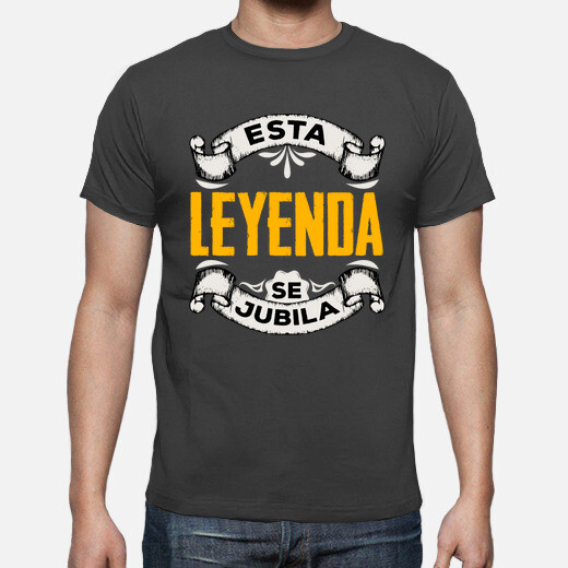 camiseta esta leyenda se jubila