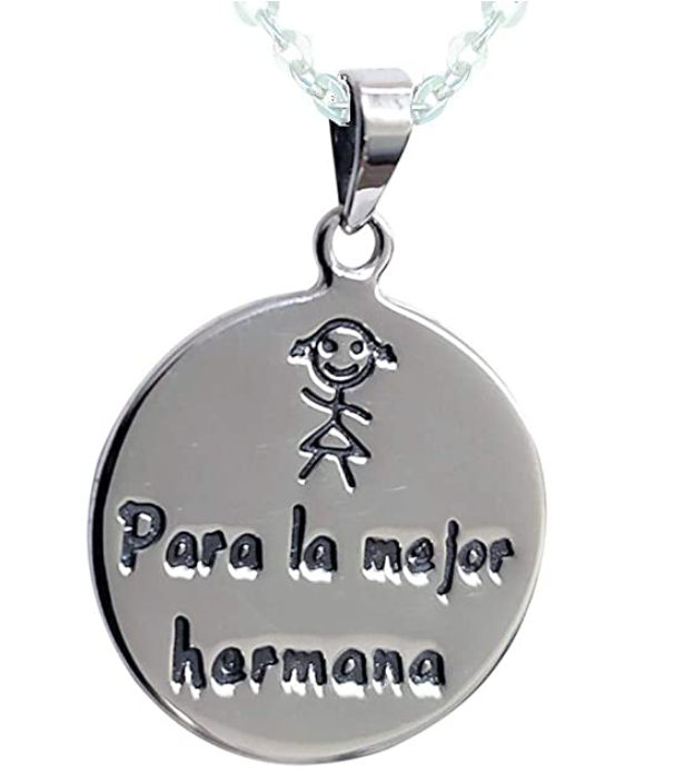 colgante para la mejor hermana sicuore