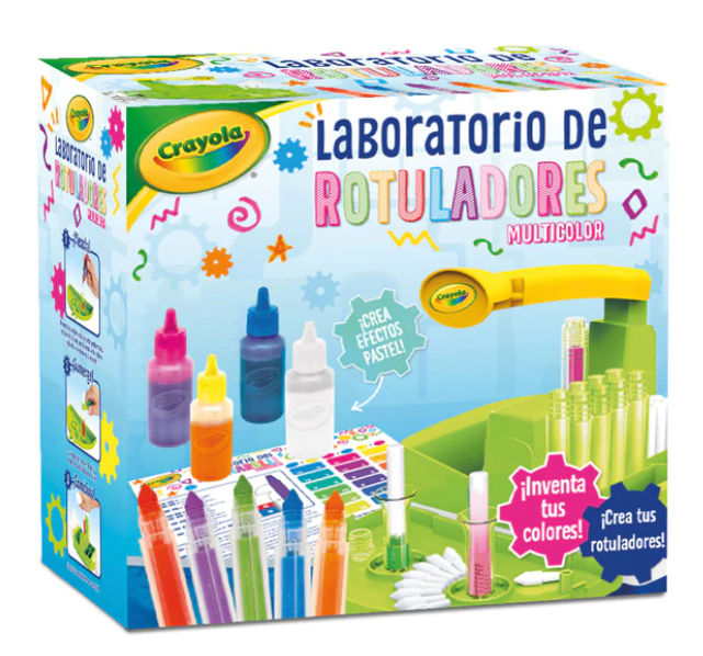 laboratorio de rotuladores multicolor crayola