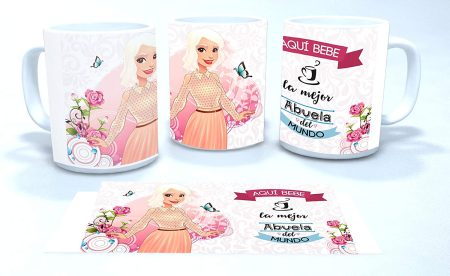 taza aqui bebe la mejor abuela del mundo
